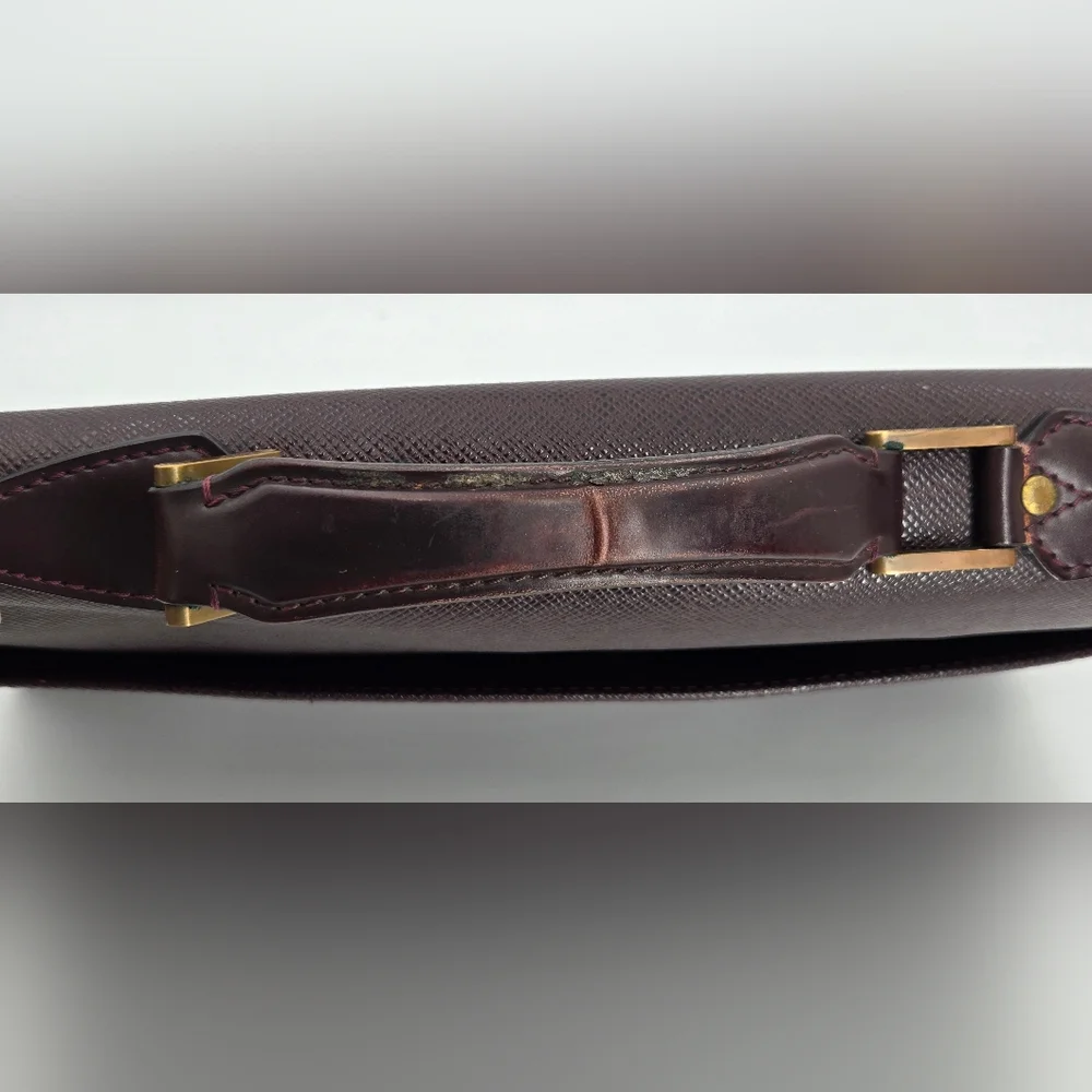 Louis Vuitton Acajou Taiga Leather Serviette Ambassadeur Briefcase MI0408